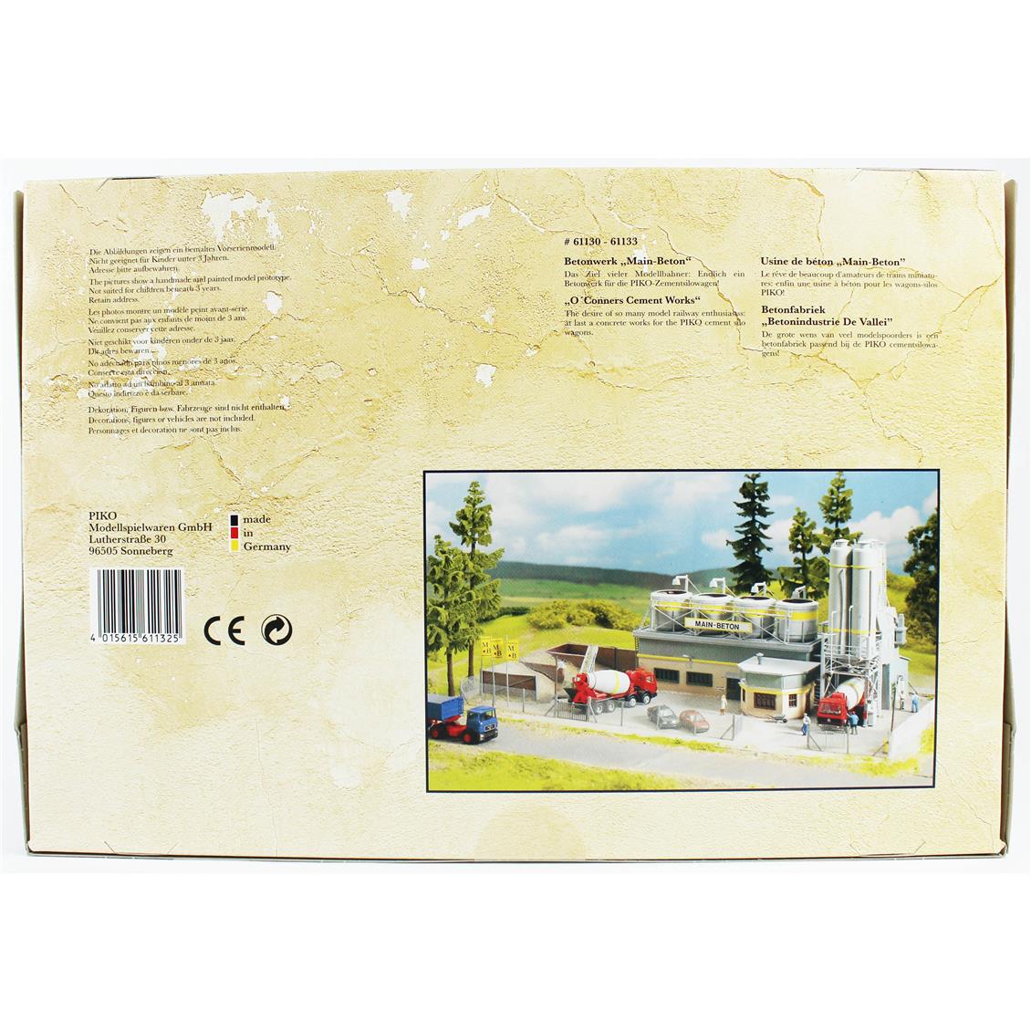 Piko 61132 1/87 Ölçek, Beton Santralı Kum Reyonları, Plastik Model Kiti