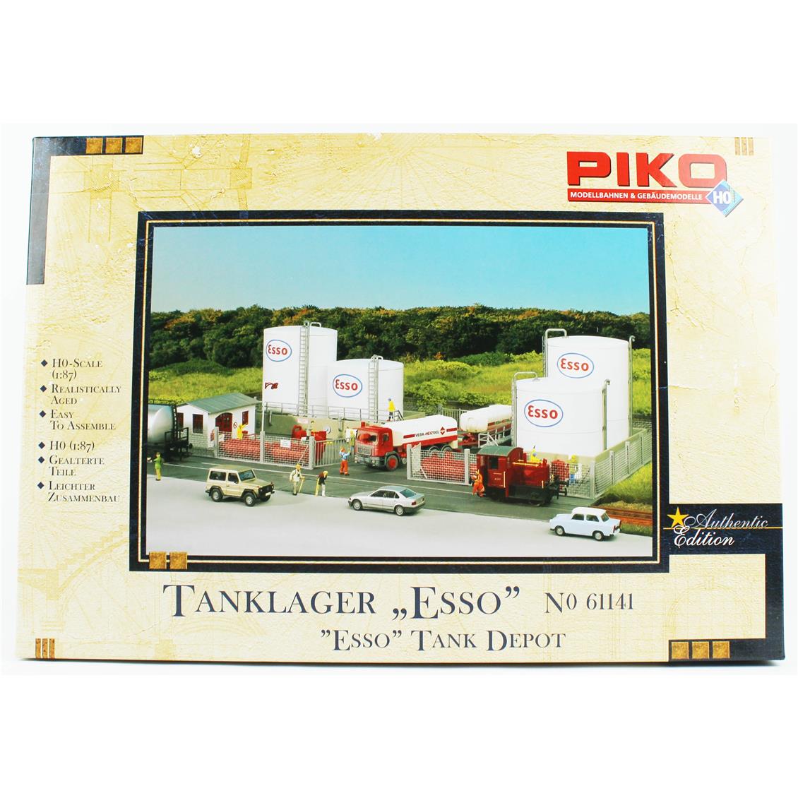 Piko 61141 1/87 Ölçek, Akaryakıt Depolama Tankları (ESSO), Plastik Model Kiti