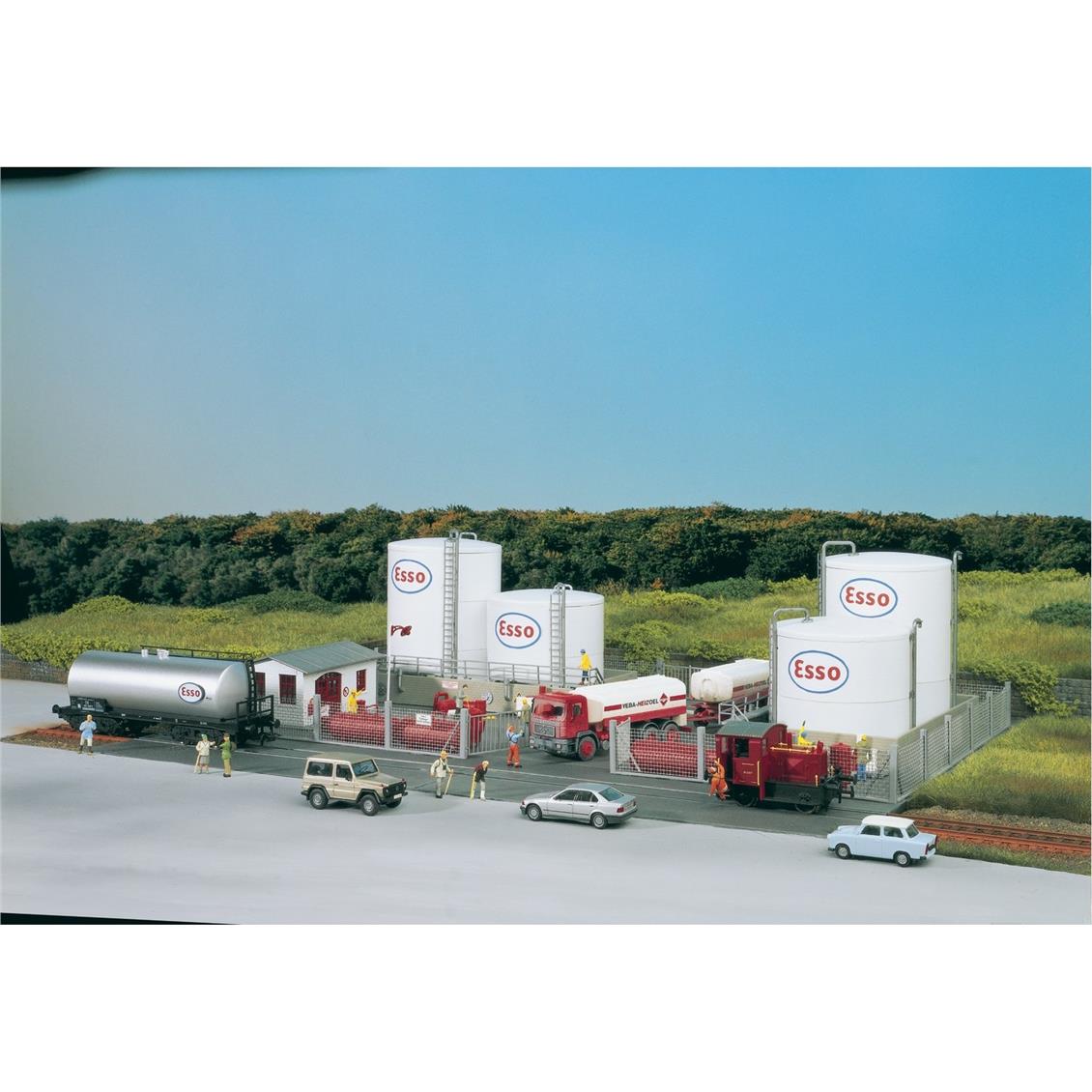 Piko 61141 1/87 Ölçek, Akaryakıt Depolama Tankları (ESSO), Plastik Model Kiti