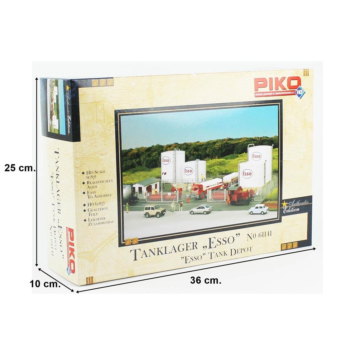 Piko 61141 1/87 Ölçek, Akaryakıt Depolama Tankları (ESSO), Plastik Model Kiti
