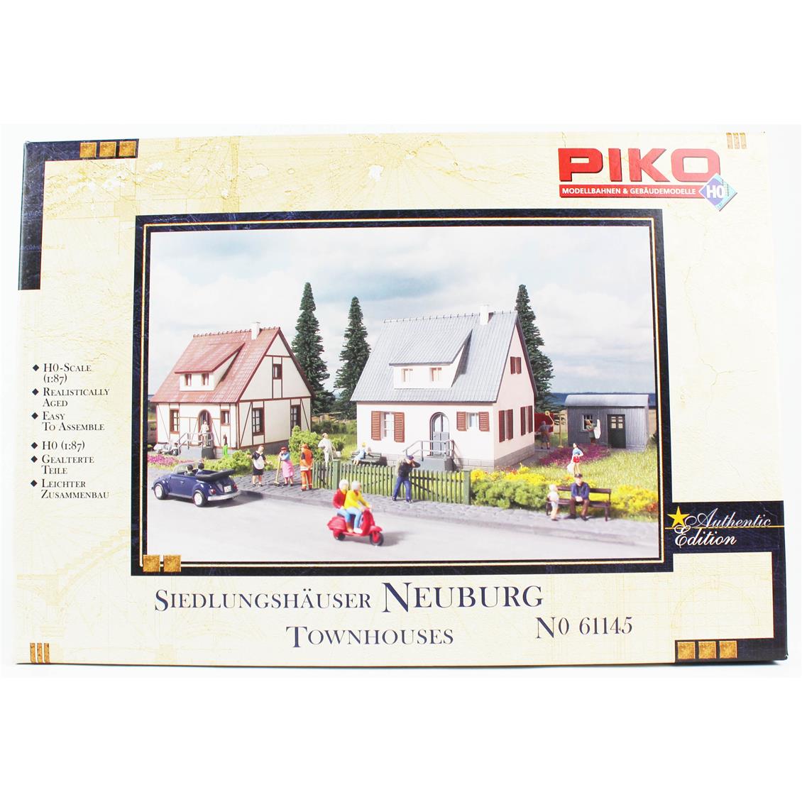 Piko 61145 1/87 Ölçek, Nueburg Evleri, 2 Adet, Plastik Model Kiti