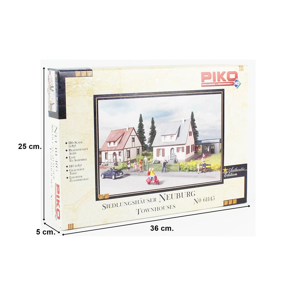 Piko 61145 1/87 Ölçek, Nueburg Evleri, 2 Adet, Plastik Model Kiti