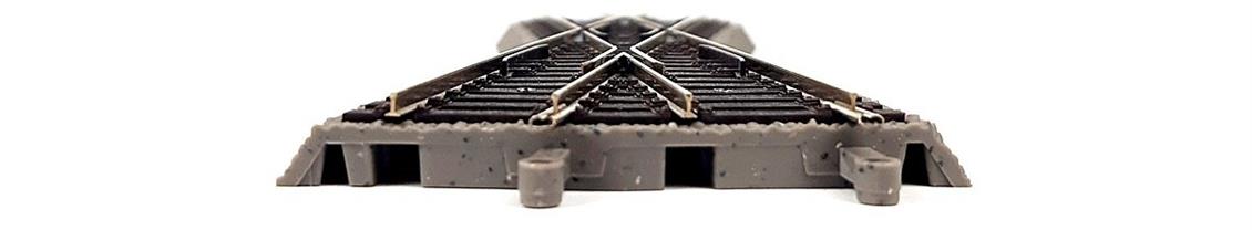 PIKO A-track w roadbed, Crossing K15