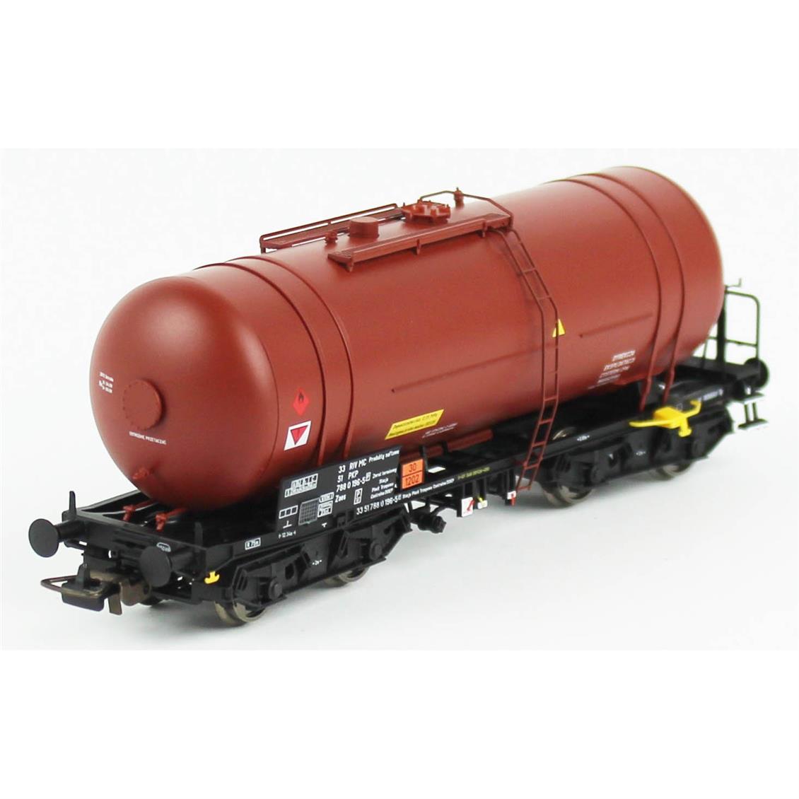 Piko (Expert) 58457 1/87 Ölçek, 406Ra Zaes DEC Tanklı, PKP 5.Dönem, Model Tren Yük Vagonu