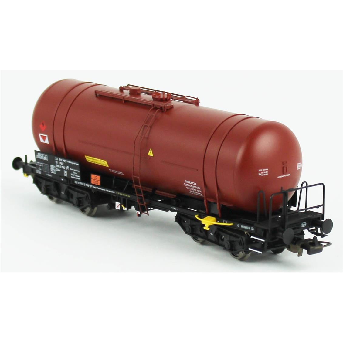 Piko (Expert) 58457 1/87 Ölçek, 406Ra Zaes DEC Tanklı, PKP 5.Dönem, Model Tren Yük Vagonu