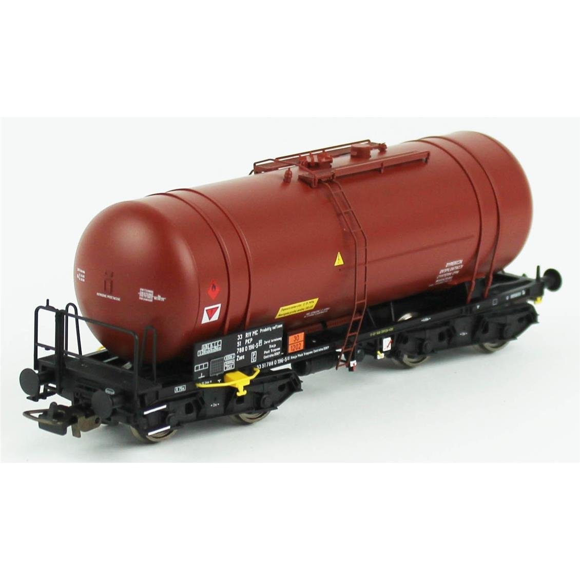 Piko (Expert) 58457 1/87 Ölçek, 406Ra Zaes DEC Tanklı, PKP 5.Dönem, Model Tren Yük Vagonu