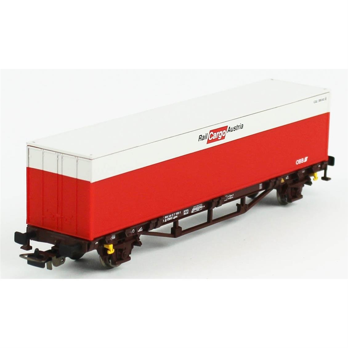 Piko (Hobby) 57762 1/87 Ölçek, 40 lık Konteyner Taşıyan, ÖBB 6.Dönem, Model Tren Yük Vagonu