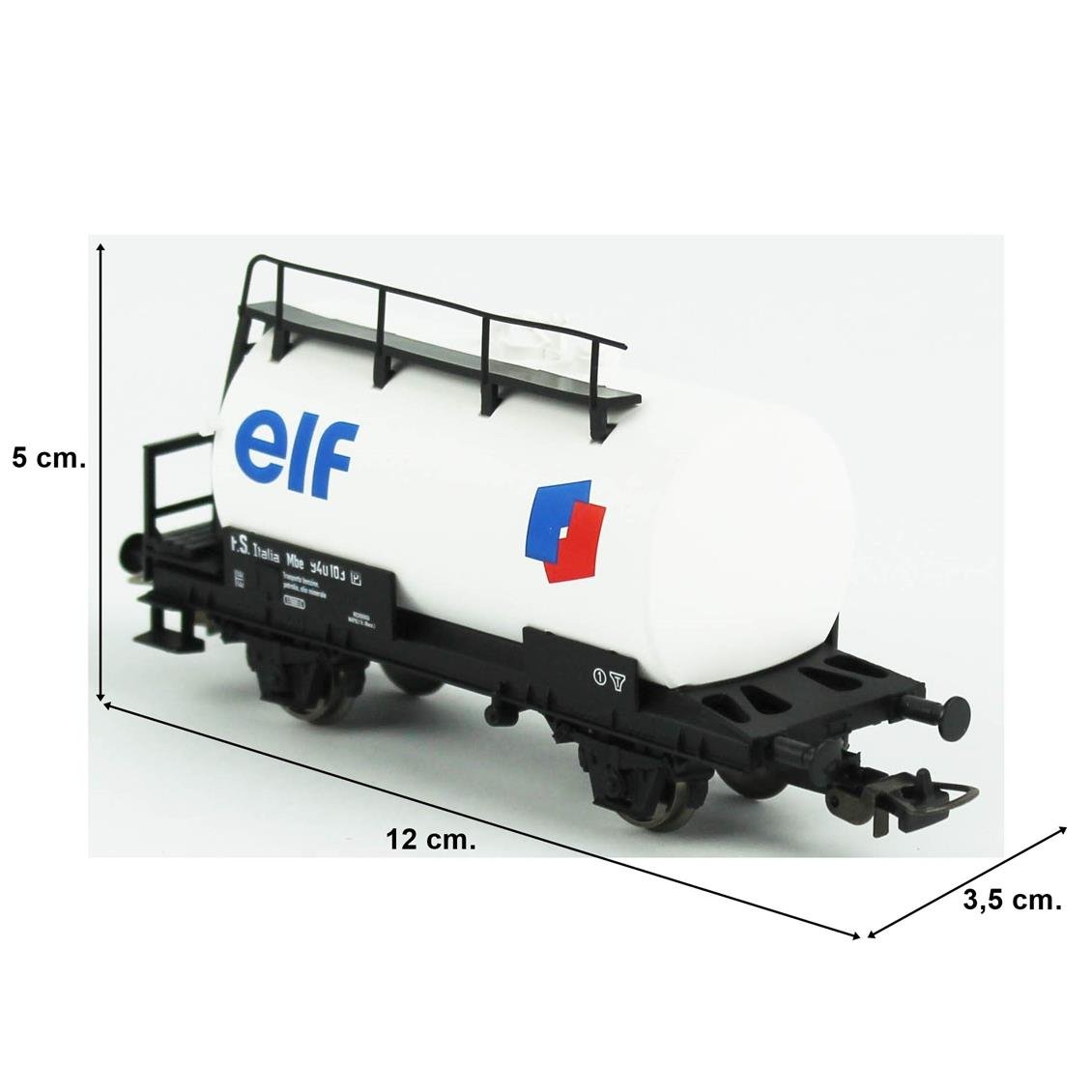 Piko (Hobby) 58795 1/87 Ölçek, ELF 2 Akslı Tanklı, FS 4.Dönem, Model Tren Yük Vagonu