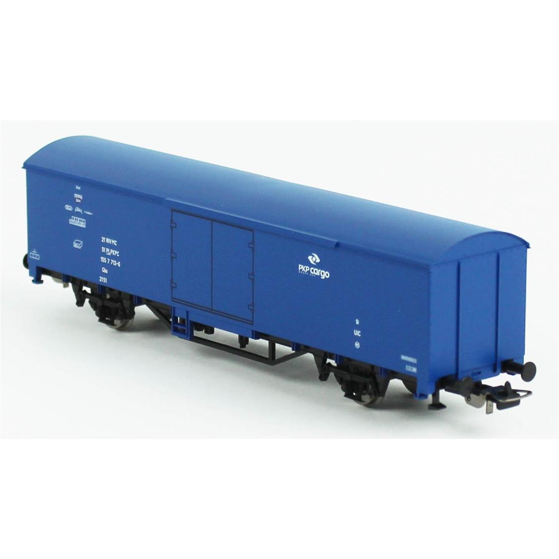 Piko PK98549C 1/87 Ölçek, Kapalı Kasalı, PKP Cargo, Model Tren Yük Vagonu