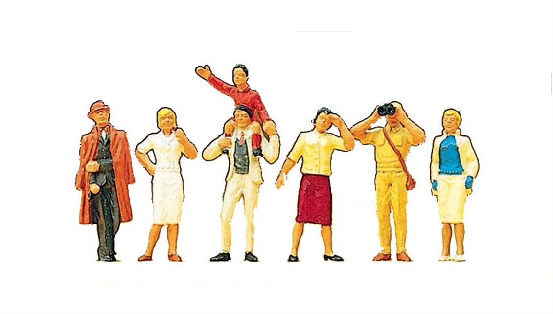 Preiser 10026 1/87 Ölçek stehende zuschauer Figürleri