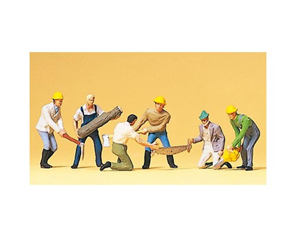 Preiser 10042 1/87 Ölçek orman işçileri Figürleri