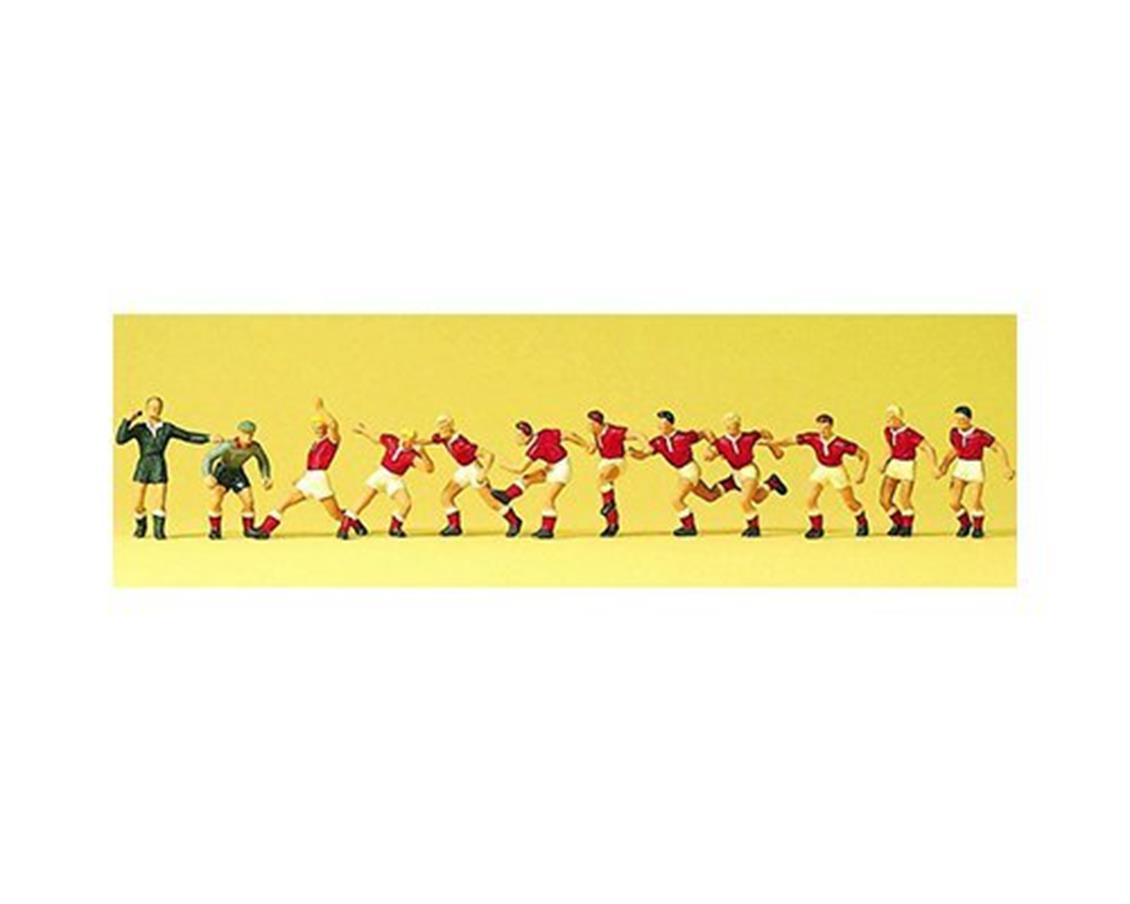 Preiser 10075 1/87 Ölçek futbol takımı Figürleri
