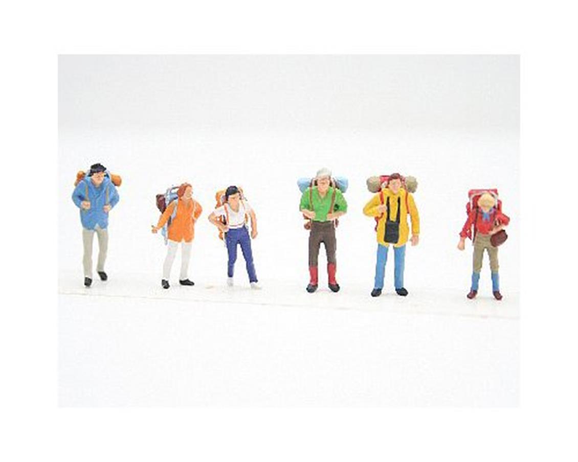 Preiser 10113 1/87 Ölçek traking yapan insanlar Figürleri