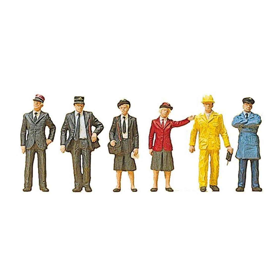 Preiser 10244 1/87 Ölçek belçikalı demiryolu memurları Figürleri