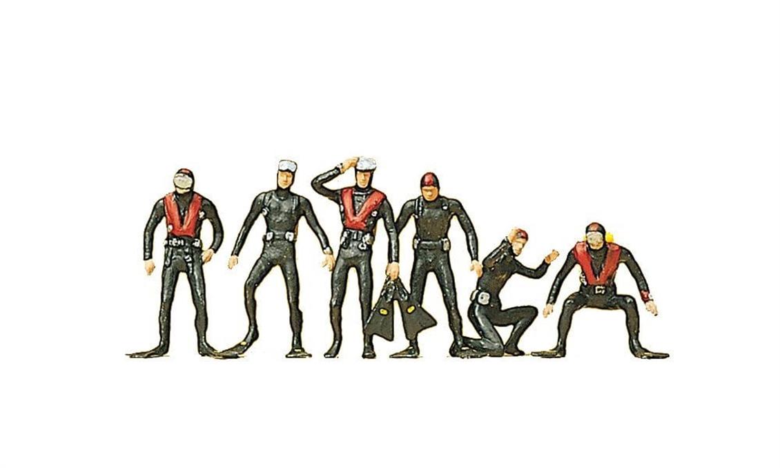 Preiser 10249 1/87 Ölçek dalgıçlar Figürleri