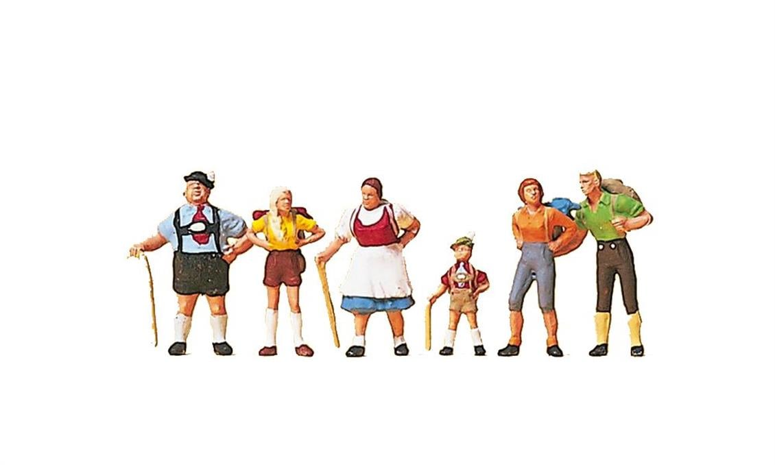 Preiser 10280 1/87 Ölçek familie krause im allgäu Figürleri