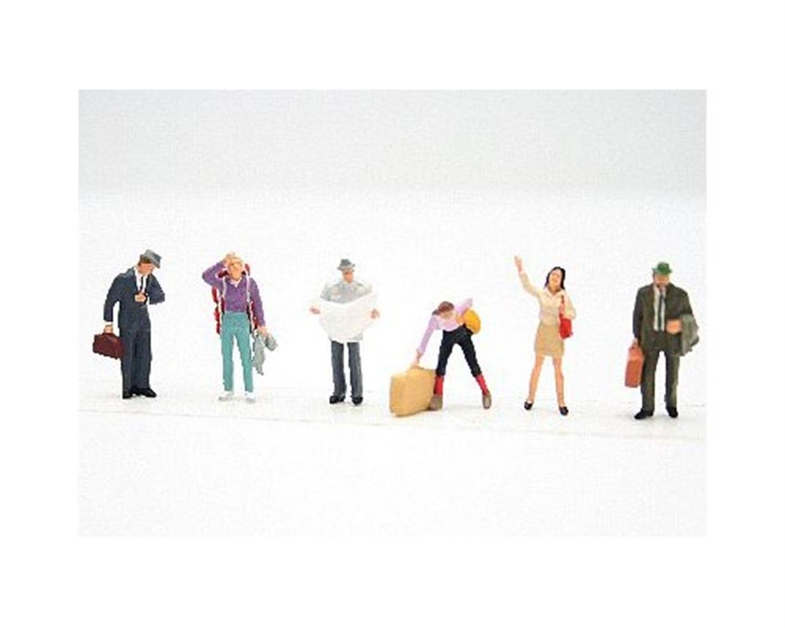 Preiser 10379 1/87 Ölçek reisende am bahnsteig Figürleri