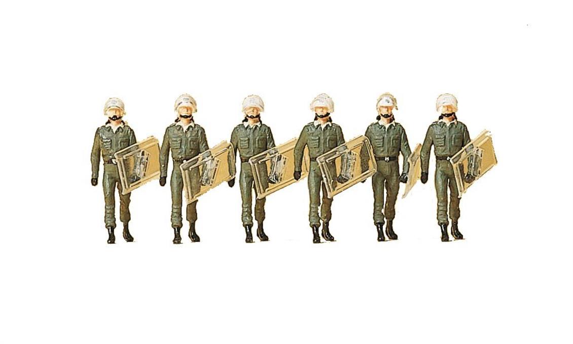 Preiser 10392 1/87 Ölçek bgs polis memurları Figürleri