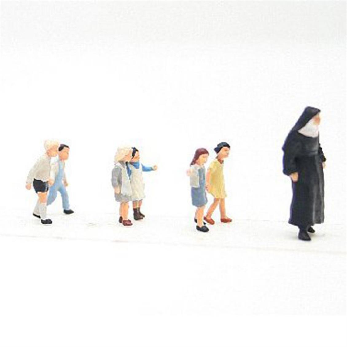 Preiser 10401 1/87 Ölçek rahibe ve çocuklar Figürleri