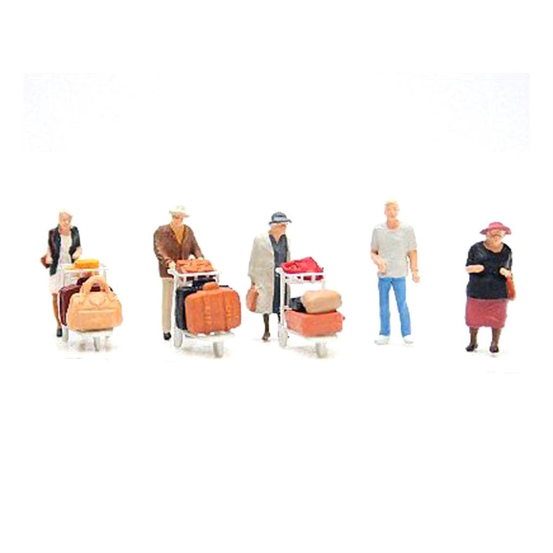 Preiser 10459 1/87 Ölçek yolcular ve bagajları Figürleri