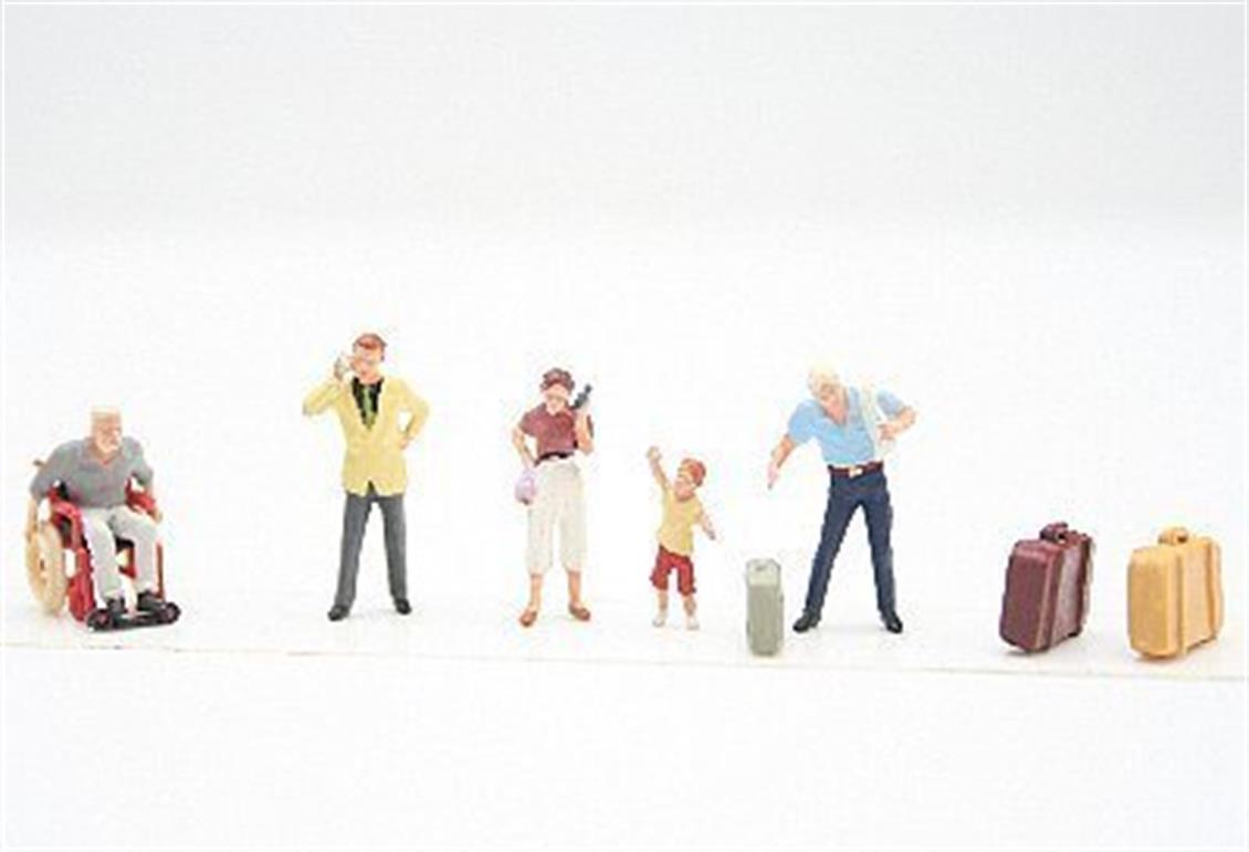 Preiser 10469 1/87 Ölçek yolcu figürleri - 2 Figürleri