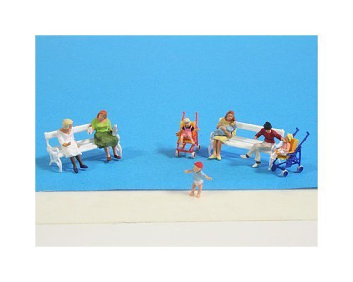 Preiser 10522 1/87 Ölçek oturan bayanlar Figürleri