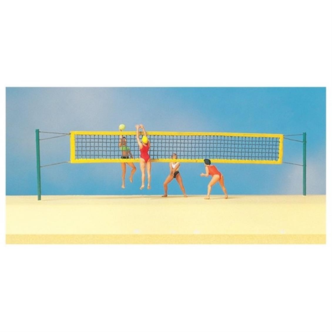 Preiser 10528 1/87 Ölçek plaj voleybolu figür seti Figürleri