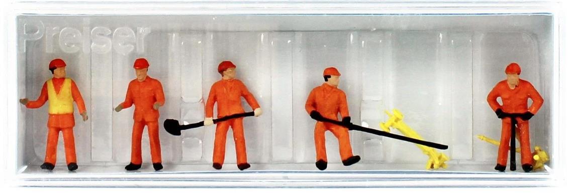 Preiser 14035 1/87 Ölçek Ray İşçisi Figürleri