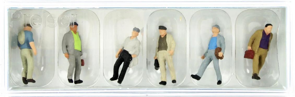 Preiser 14086 1/87 Ölçek Trene Giden Yolcu Figürleri