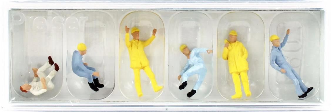 Preiser 14128 1/87 Ölçek İnşaat Vinci Personeli Figürleri