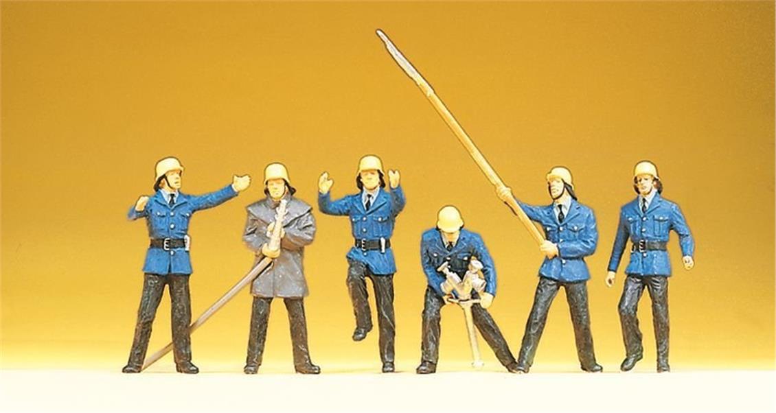 Preiser 14203 1/87 Ölçek Ekipmanlı İtfaiyeci Figürleri