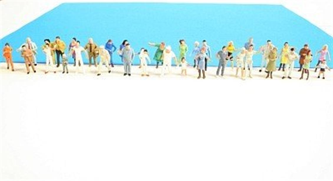 Preiser 14412 1/87 Ölçek yürüyen ve ayakta duran insanlar Figürleri