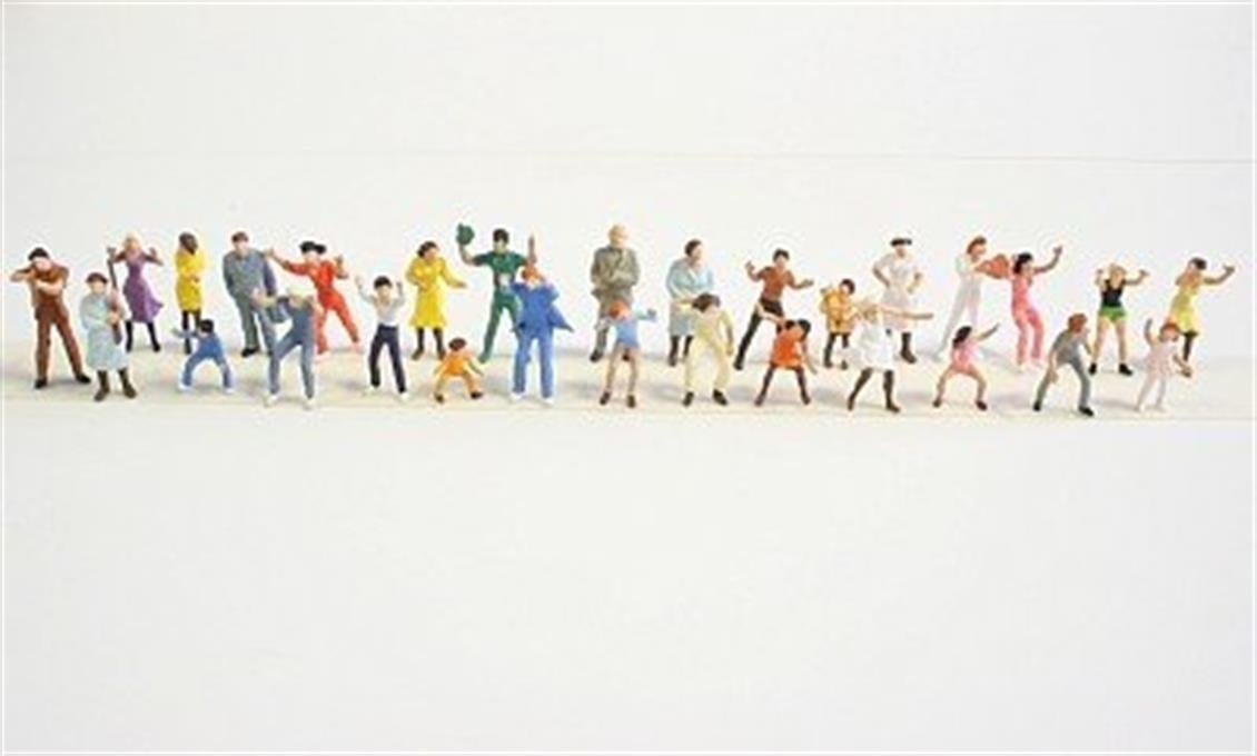 Preiser 14414 1/87 Ölçek volksfestbesucher. 30 figuren Figürleri