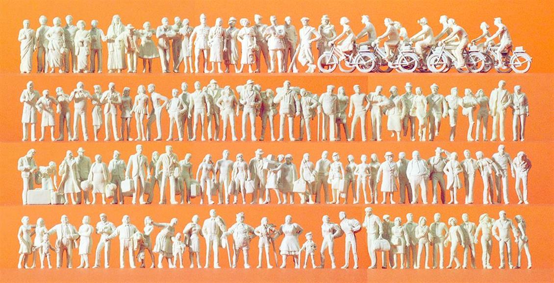 Preiser 16337 1/87 Ölçek reisende und passanten. 120 u Figürleri