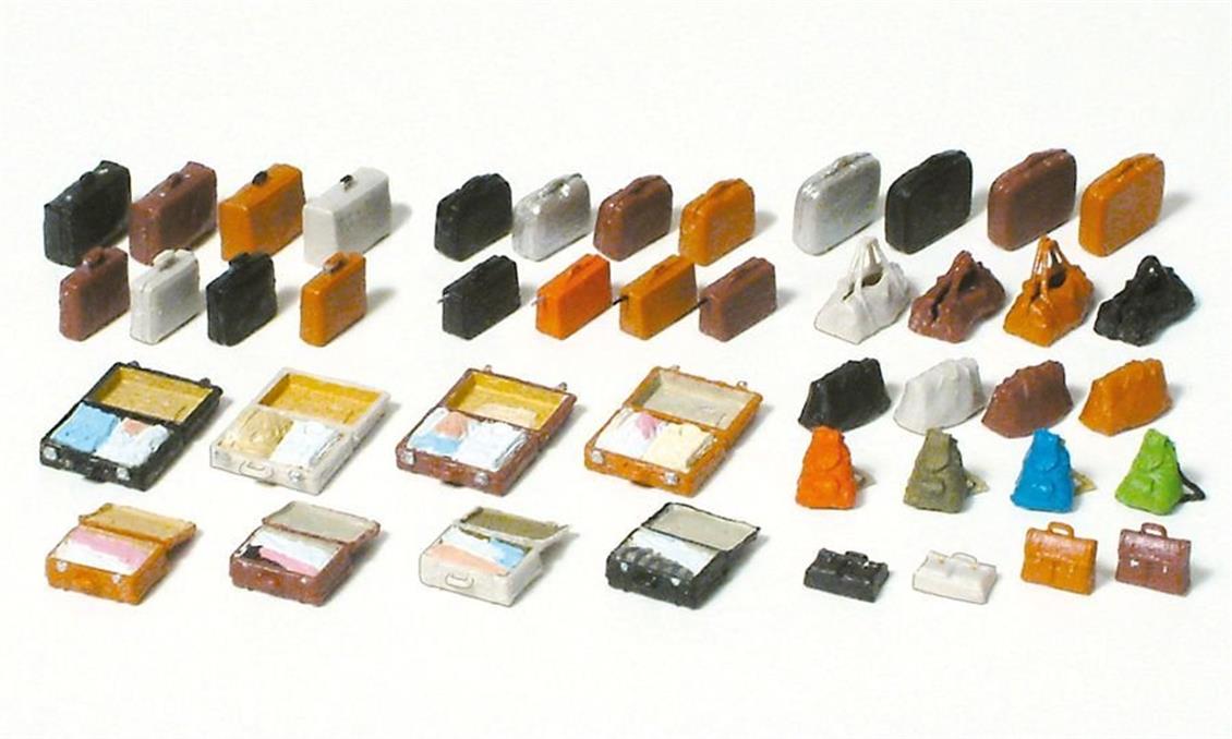 Preiser 17007 1/87 Ölçek bavullar ve çantalar Figürleri