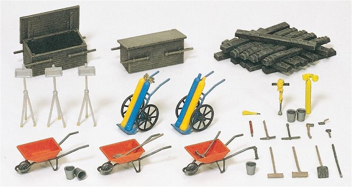 Preiser 17175 1/87 Ölçek kaynakçı aksesuarları Figürleri
