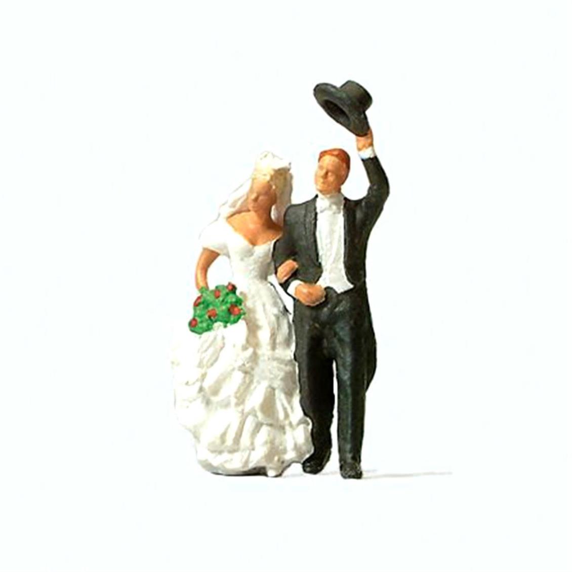 Preiser 28091 1/87 Ölçek gelin damat brautpaar Figürleri