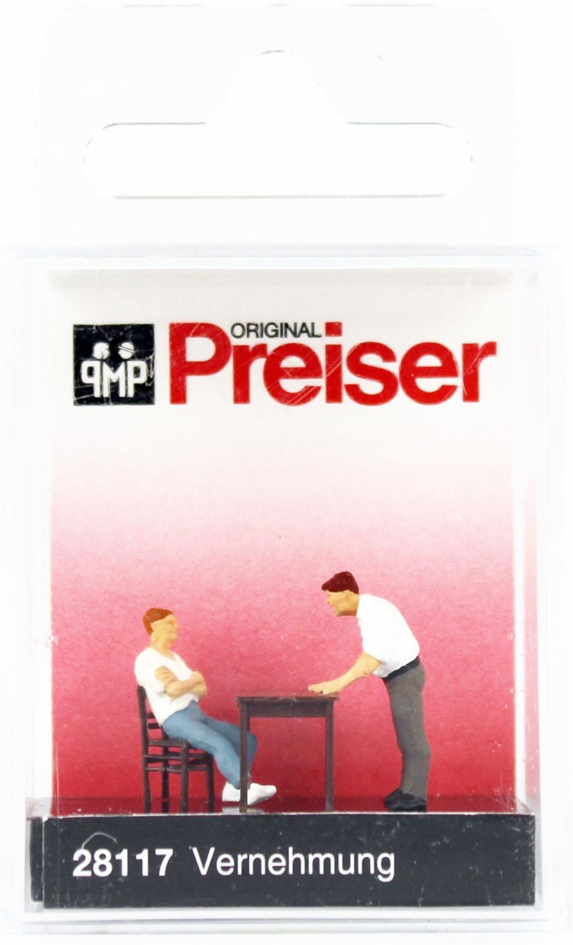 Preiser 28117 1/87 Ölçek Zanlı ve Polis Figürleri