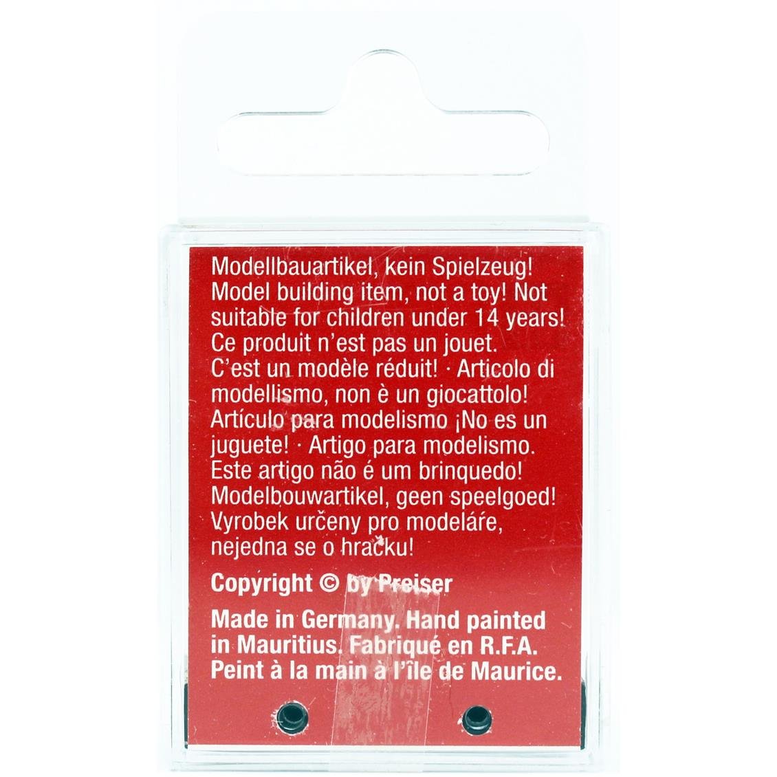 Preiser 28262 1/87 Ölçek, Zımpara Motoru Kullanan İşçi, Boyanmış Plastik Figürleri