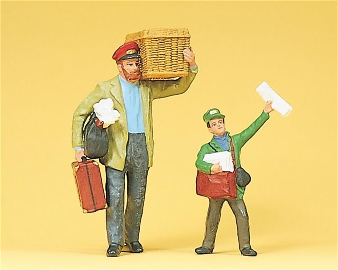 Preiser 45063 1/22,5 Ölçek dienstmann, zeitungsjunge Figürleri