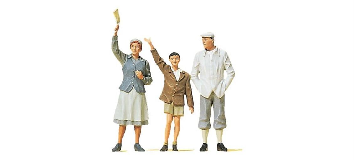 Preiser 45084 1/22,5 Ölçek winkende am bahnsteig Figürleri