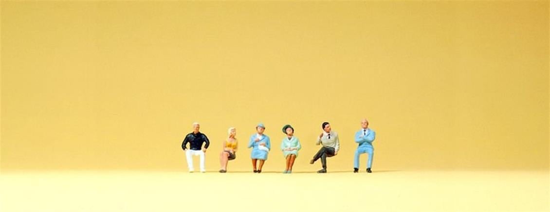 Preiser 80906 1/200 Ölçek oturan insan Figürleri