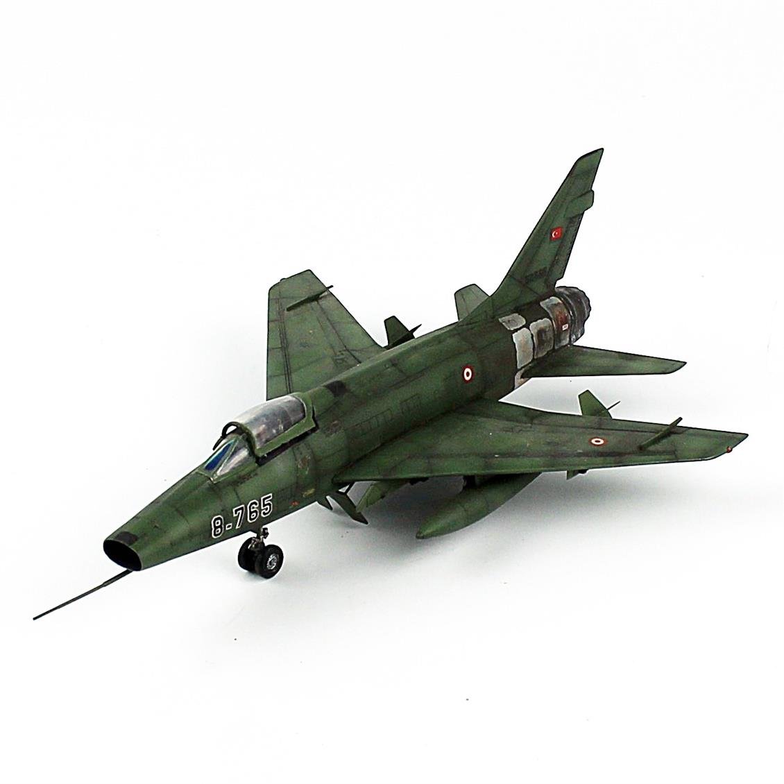 QD182, 1/72 Ölçek, F-100 D, 181. Filo Diyarbakır,  Sergilemeye Hazır Savaşl Uçağı Modeli