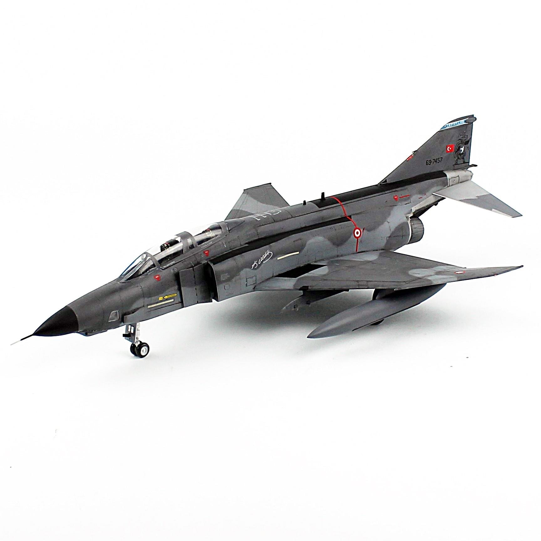 QD194 1/48 Ölçek, RF-4E TM 173. Filo (Şafak), Sergilemeye Hazır Model Uçak