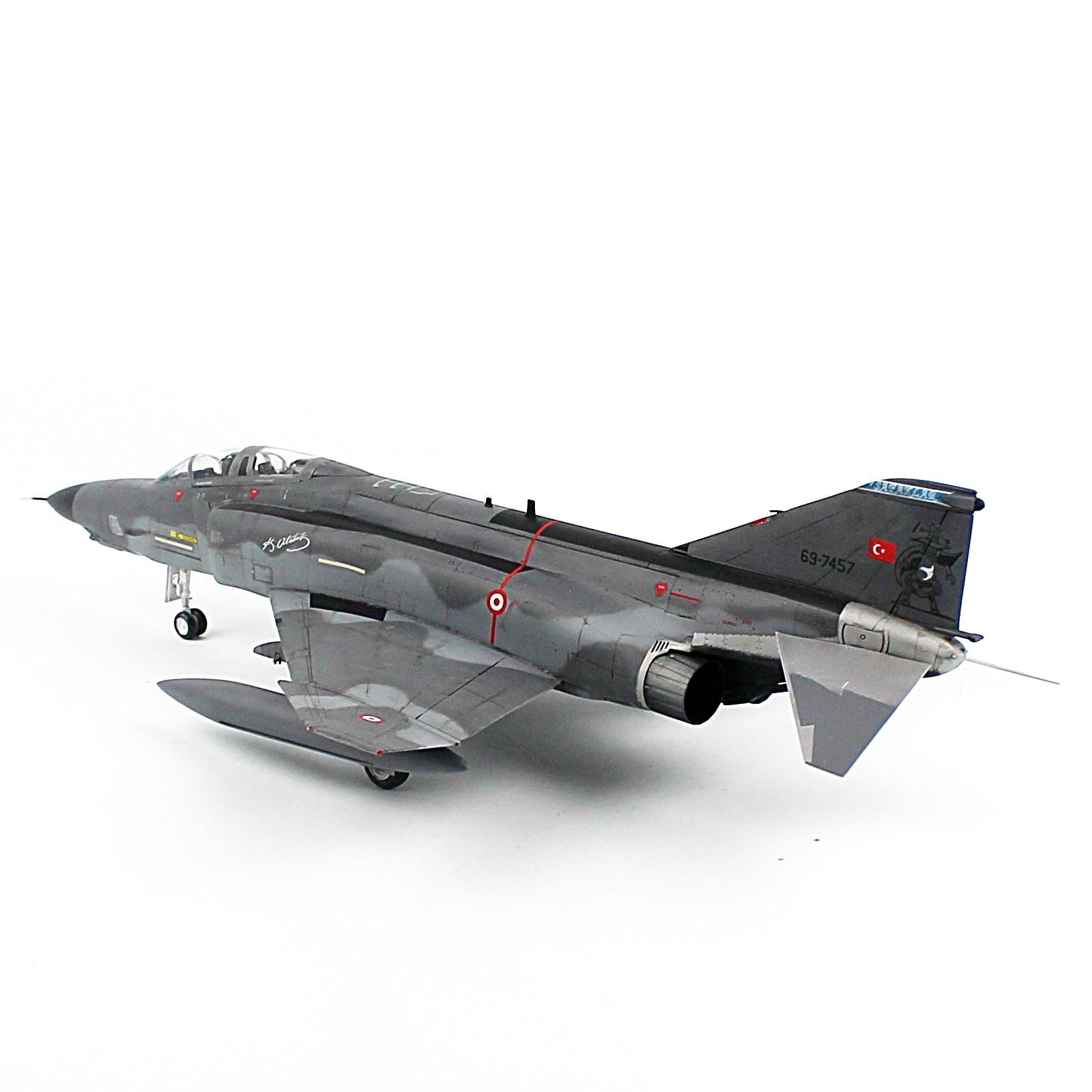 QD194 1/48 Ölçek, RF-4E TM 173. Filo (Şafak), Sergilemeye Hazır Model Uçak