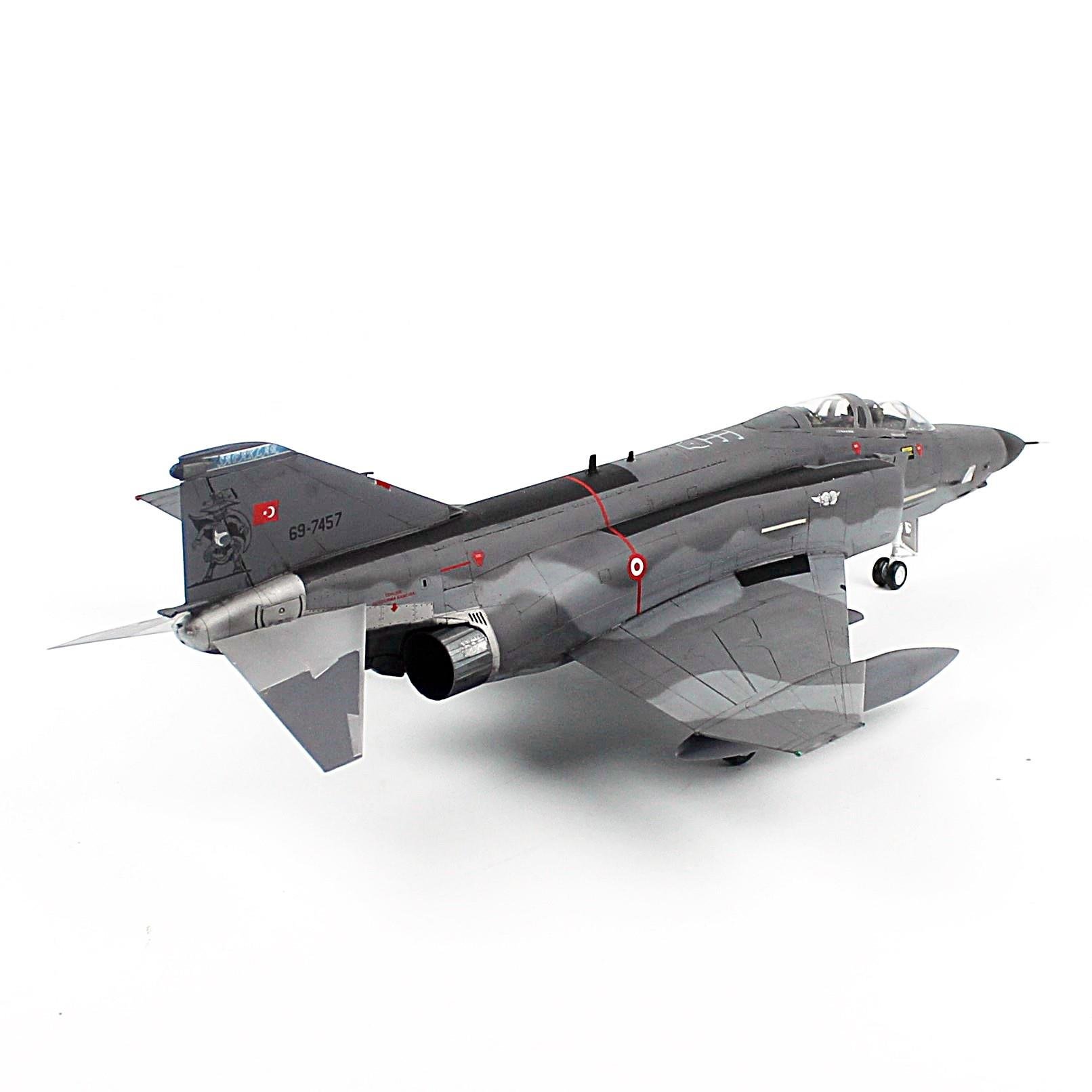 QD194 1/48 Ölçek, RF-4E TM 173. Filo (Şafak), Sergilemeye Hazır Model Uçak