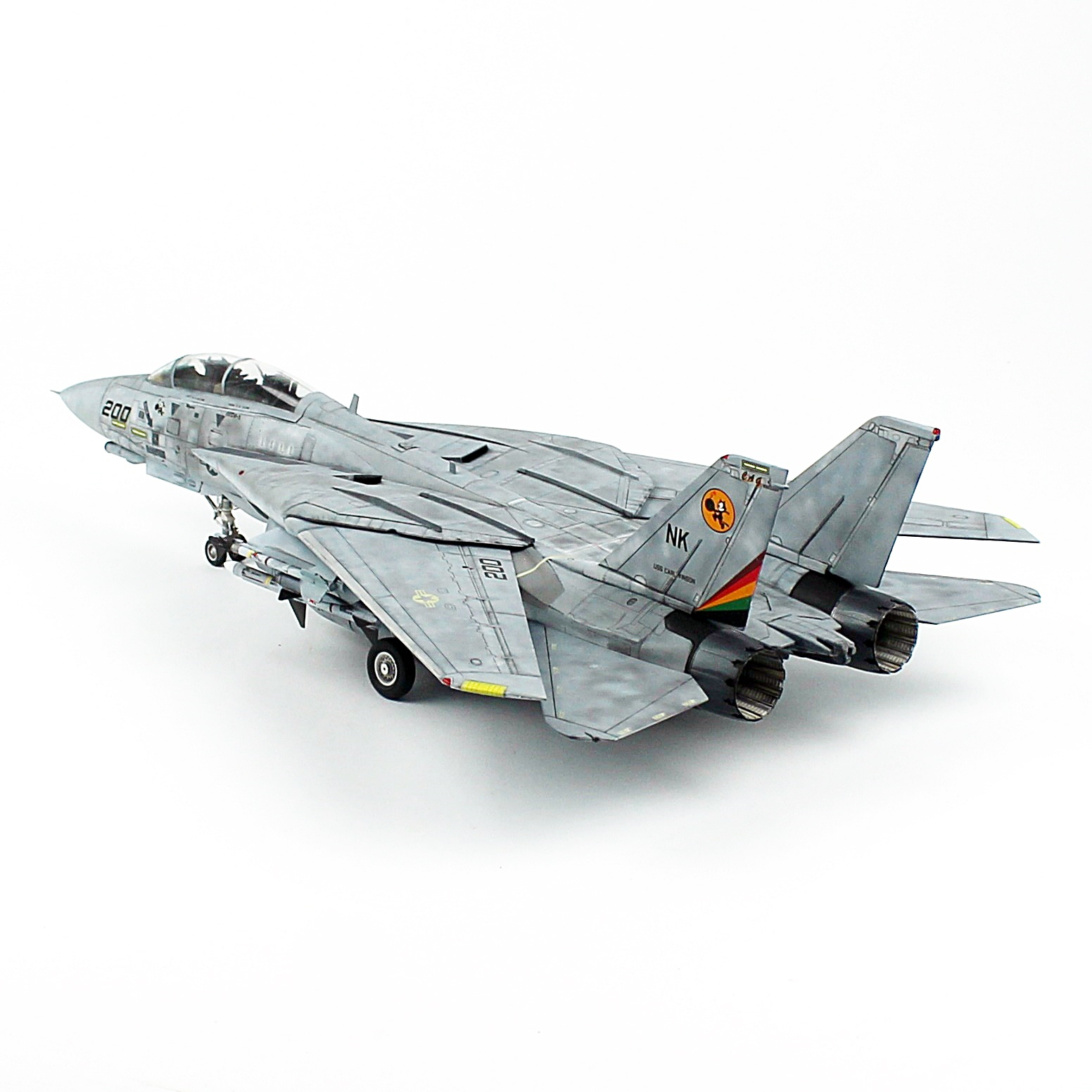 QD195 1/48 Ölçek, F-14 D Tomcat VF 31, Sergilemeye Hazır Model Uçak