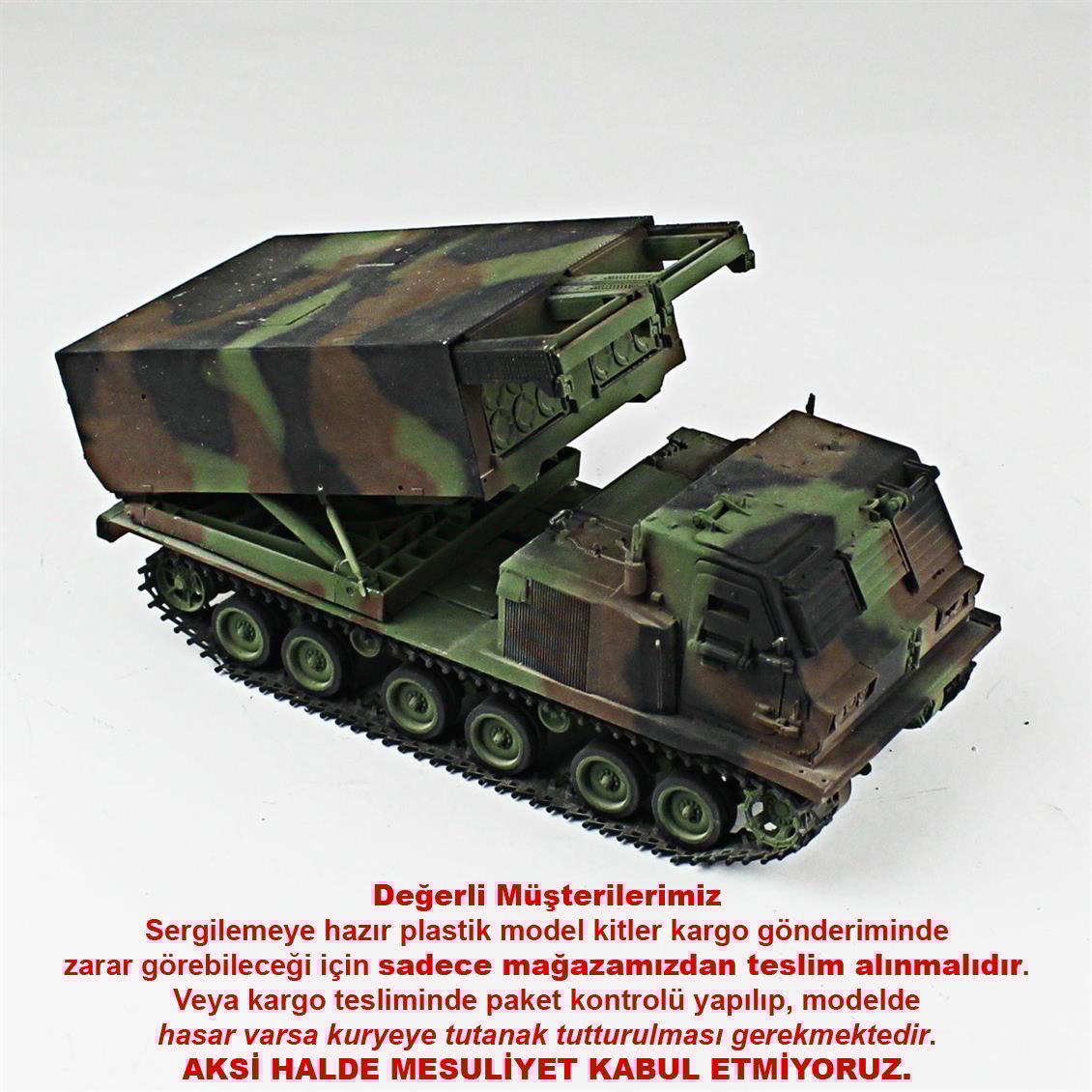 QD206 1/35 MLRS, Dragon, Sergilemeye Hazır Plastik Tank Maketi