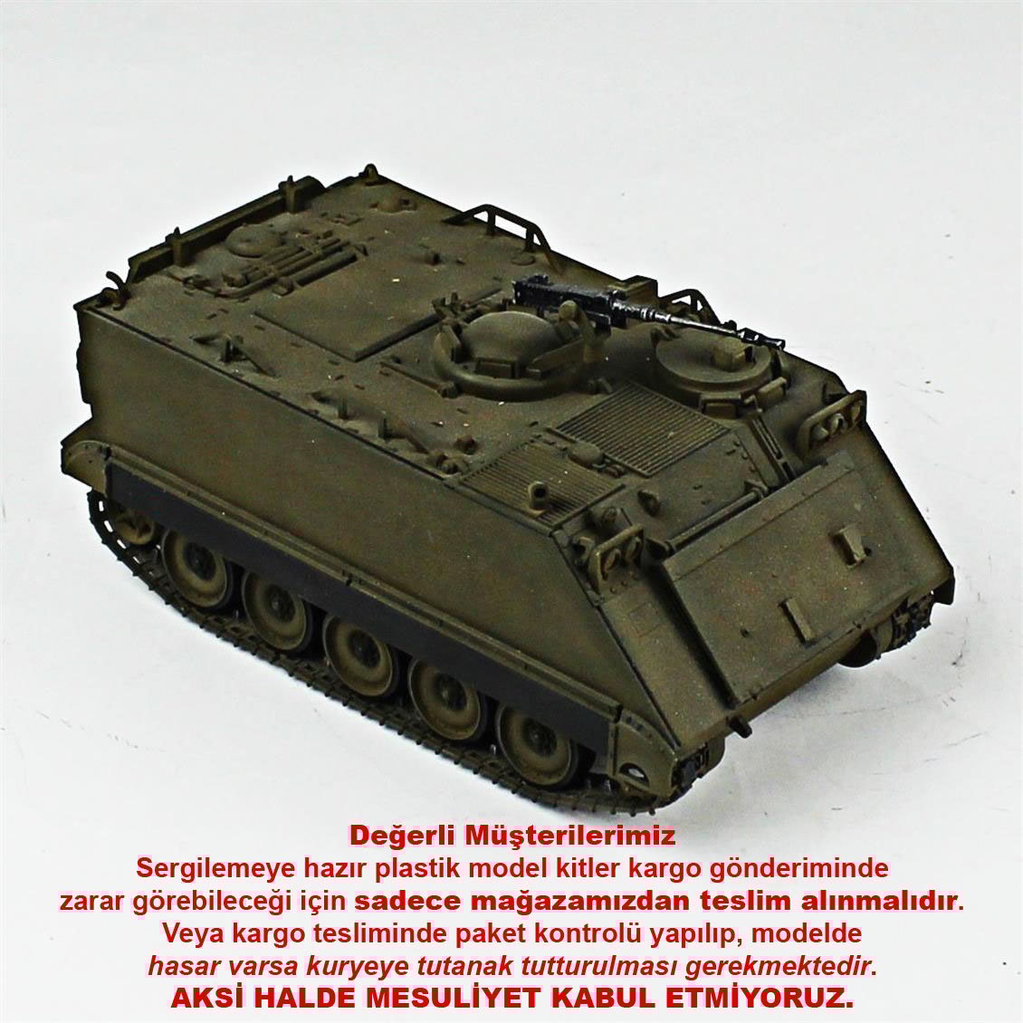 QD213 1/35 M113A1, Tamiya, Sergilemeye Hazır Plastik Tank Maketi