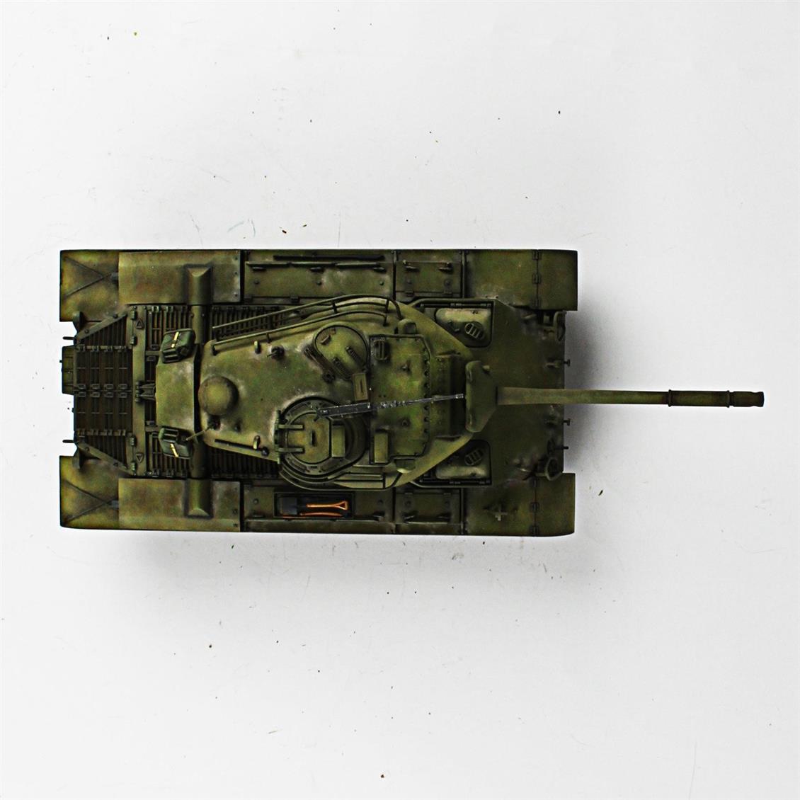 QD270 1/35 M47 Patton, Italeri, Sergilemeye Hazır Plastik Tank Maketi